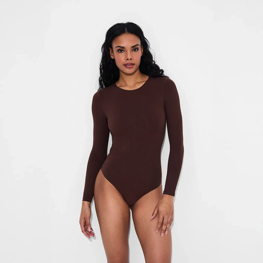 Crew Neck Longsleeve Bodysuit