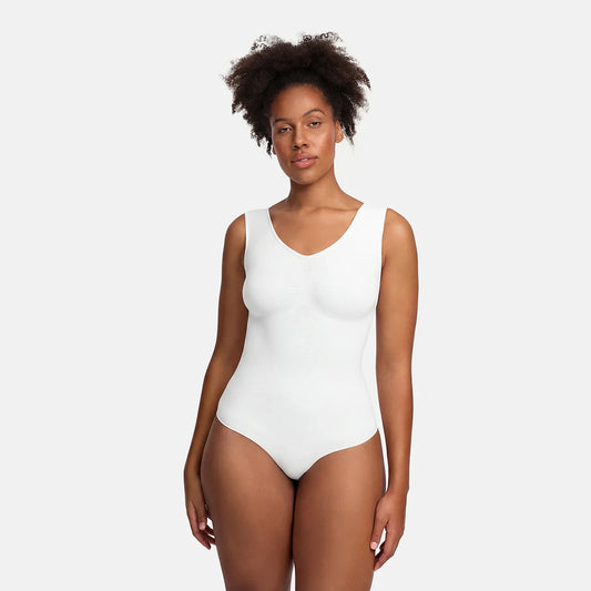 Tank Bodysuit Sculpting Shapewear mit Slip